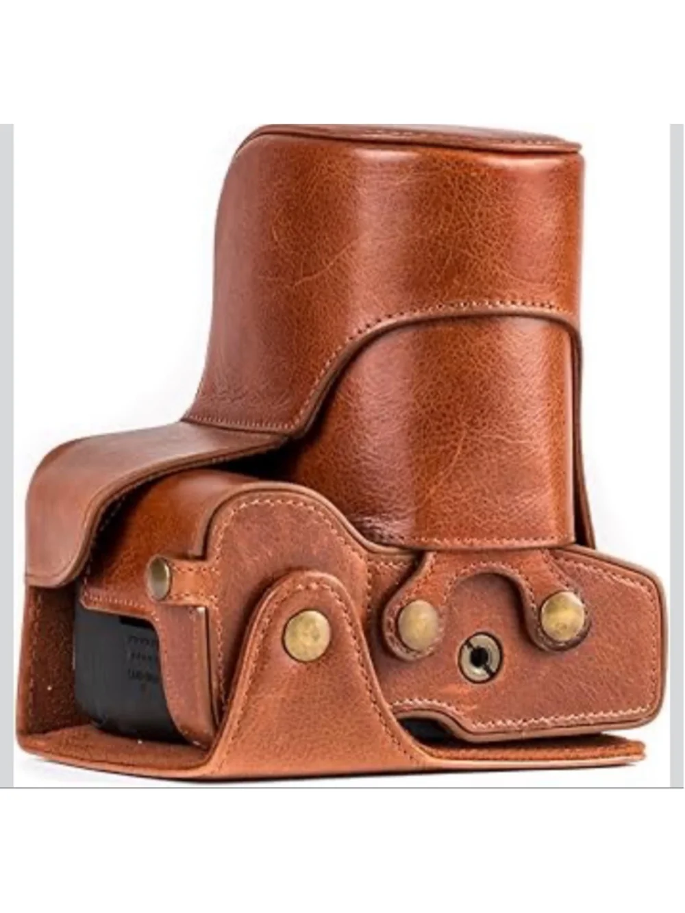 NEW MegaGear MG1193 Ever Ready Genuine Leather Camera Case Compatible w/ Canon